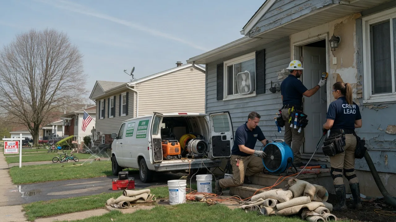 Flood Cleanup in Davenport, OK near me