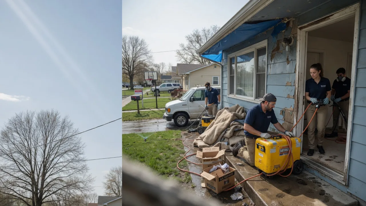 Basement Flood Cleanup in Davenport, OK near me